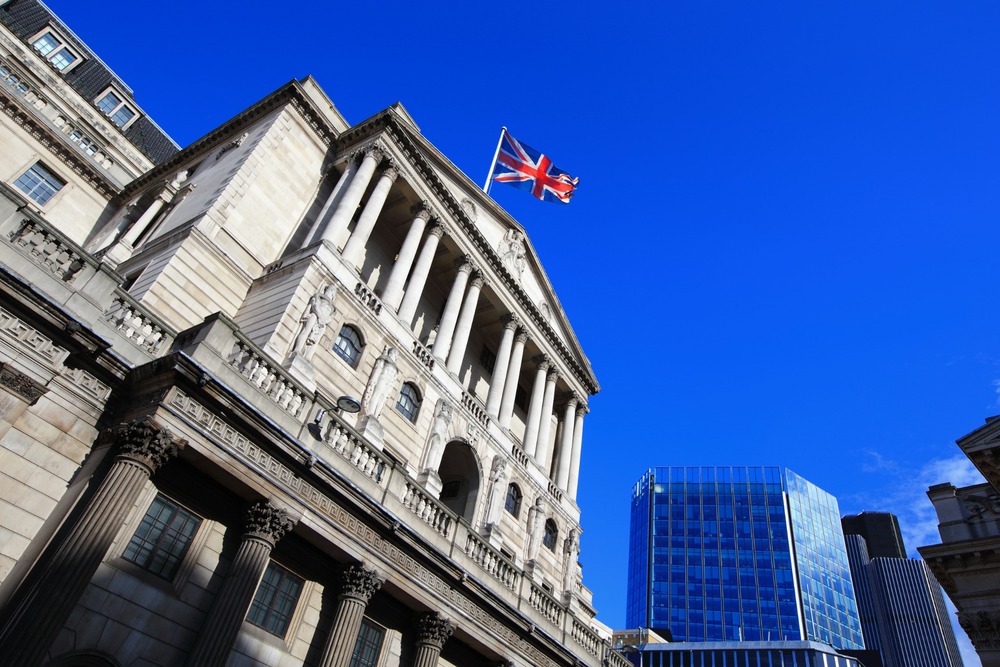 The Bank of England in London.